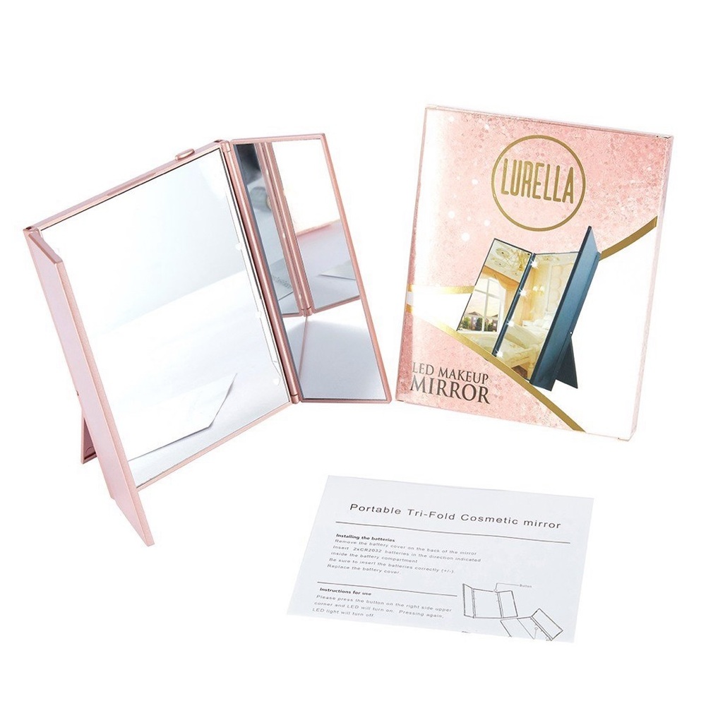 Lurella  LED ROYAL ROSEGOLD MIRROR